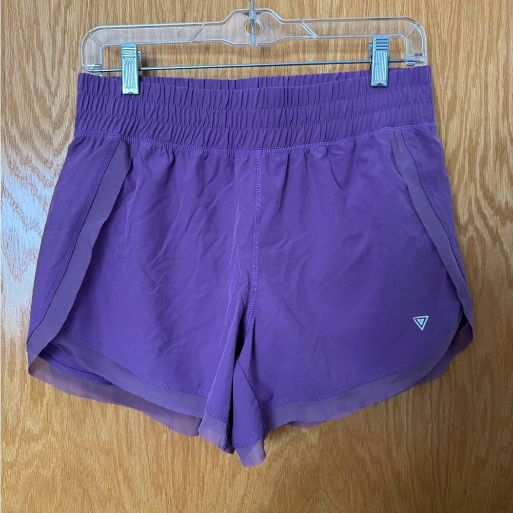 Women’s Purple Athletic Running Shorts - Triangle Logo